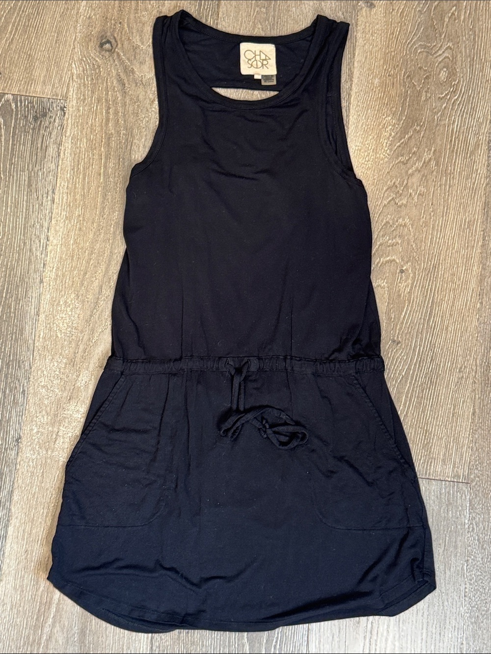 Chaser Black Crewneck Tank Top Dress AZ0801